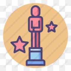 Oscar Award - Firework Black And White Outline Png,Academy Award Png
