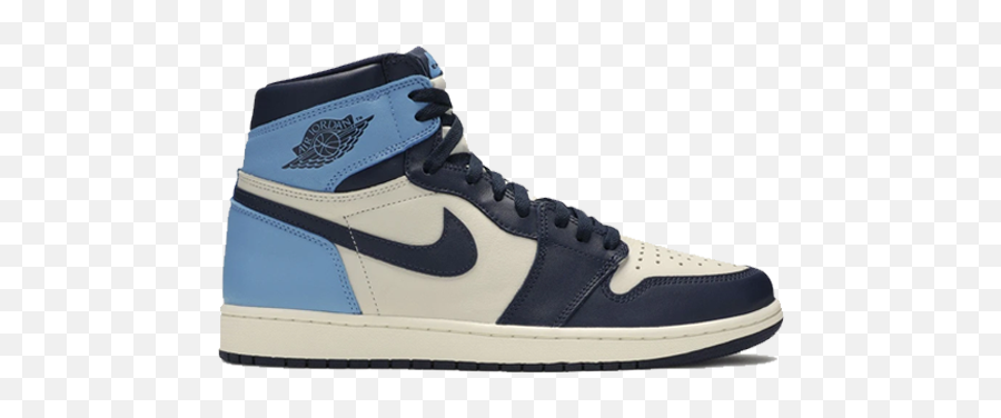 Air Jordan 1 Retro High Og Obsidian Unc - Air Jordan 1 High Obsidian Png,Air Jordan Png