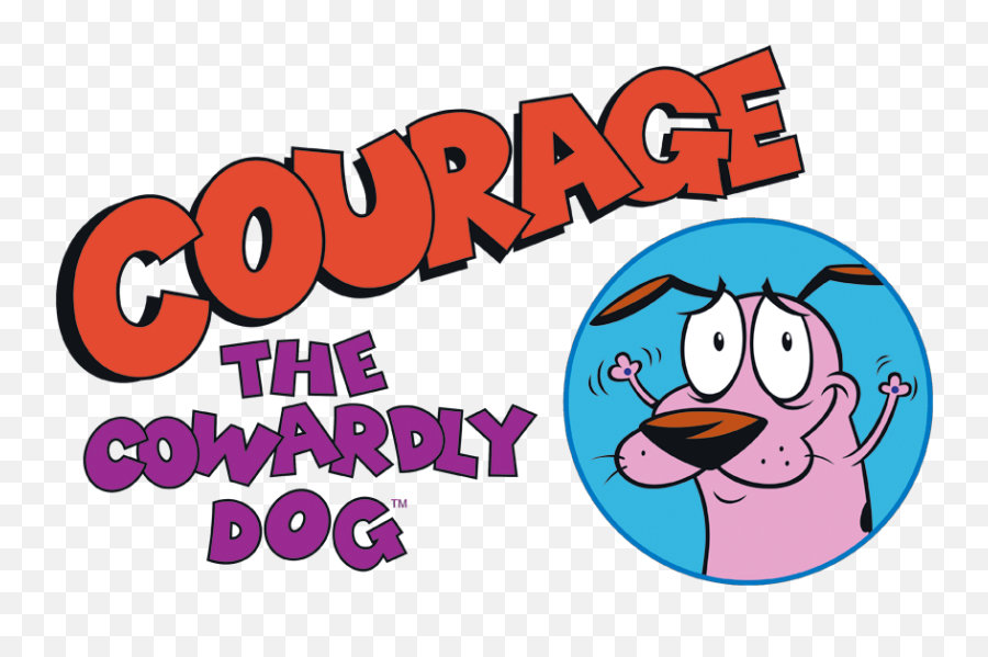 Cowardly Dog Courage Logo Mens Premium - Courage The Cowardly Dog Logo Png,Courage The Cowardly Dog Png
