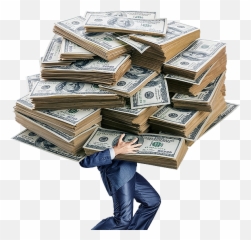 Pile Cash Good Books Continents - Praca Wynagrodzenie png