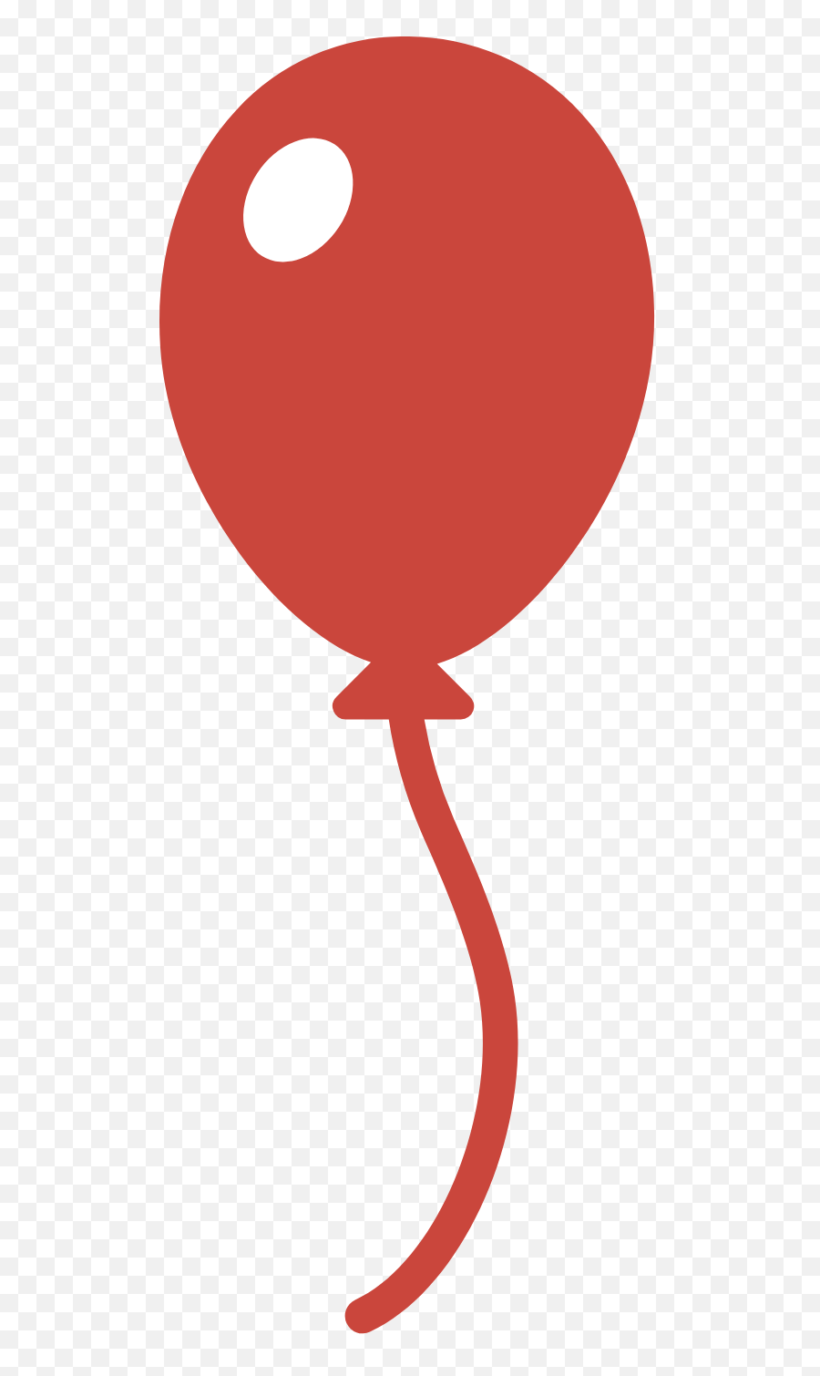 One Red Balloon Graphic - Stemware Png,Balloon Emoji Png