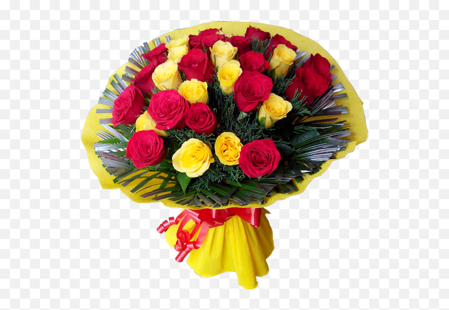 Red Roses Bouquet Png Picture - Flower Bouquet,Yellow Roses Png