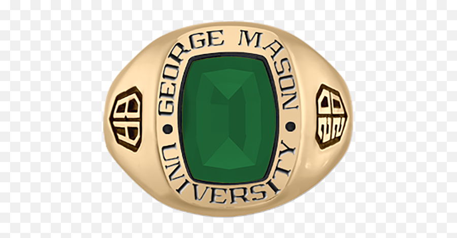 George Mason University Menu0027s Seahawk College Ring - Solid Png,George Mason University Logos