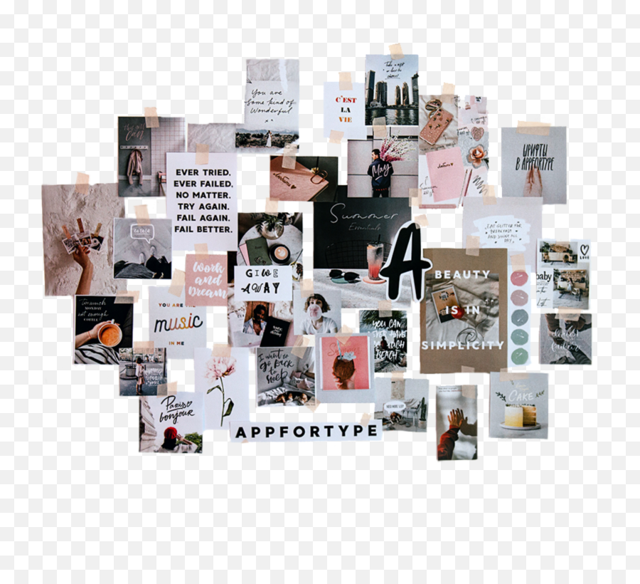 Aesthetic Tumblr Resource Recursos Sticker By Opy - Make A Wall Collage Png,Tumblr Transparent Aesthetic