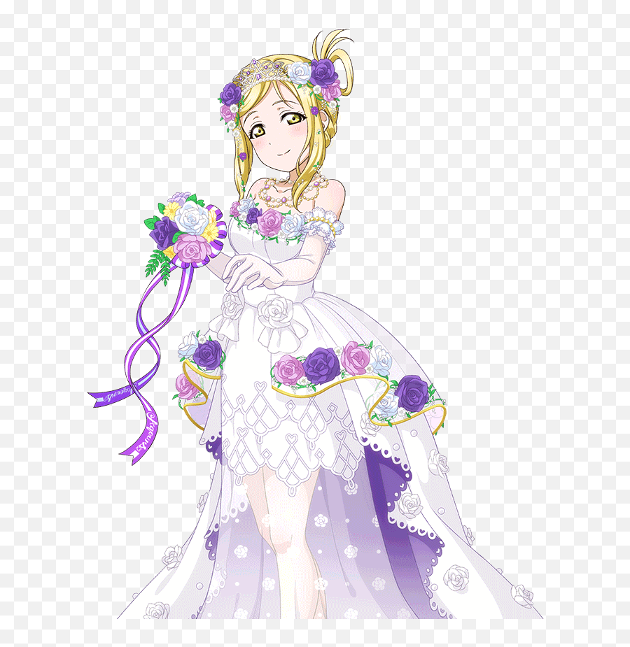 School Idol Tomodachi - Cards Album 1596 Ohara Mari Sr Mari Ohara Wedding Transparent Png,Mari Ohara Transparent