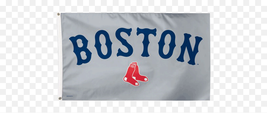 Boston Red Sox Flag Gray Background - Boston Red Sox Flag Png,Boston Red Sox Logo Png