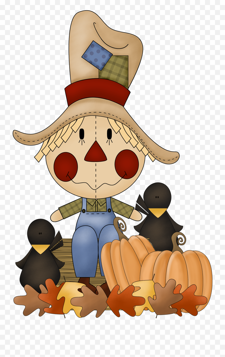 Make A Scarecrow Fall Clip Art - Fall Art Clips Png,Scarecrow Transparent