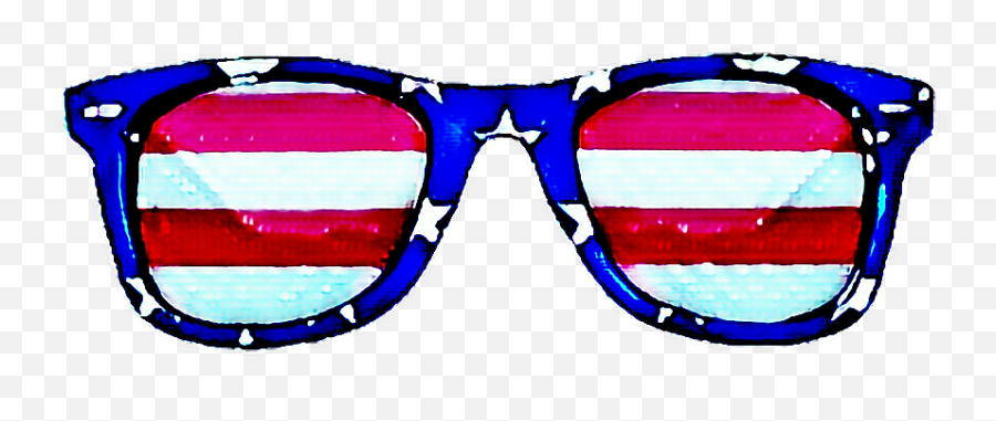 Sunglasses Clipart American Flag - Usa Sunglasses Png,American Flag Clipart Transparent