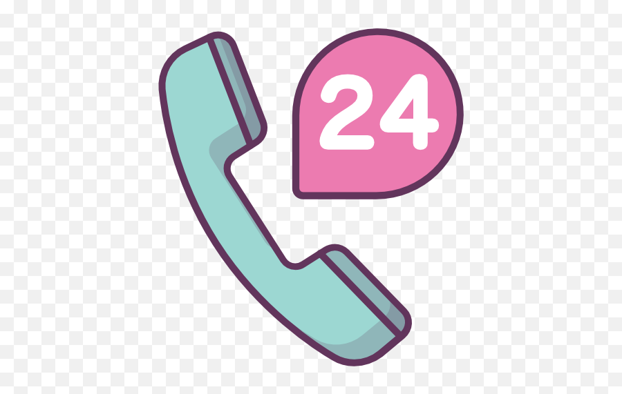 Payment 24h Phone Free Icon Of Shop - Horizontal Png,Pink Phone Icon