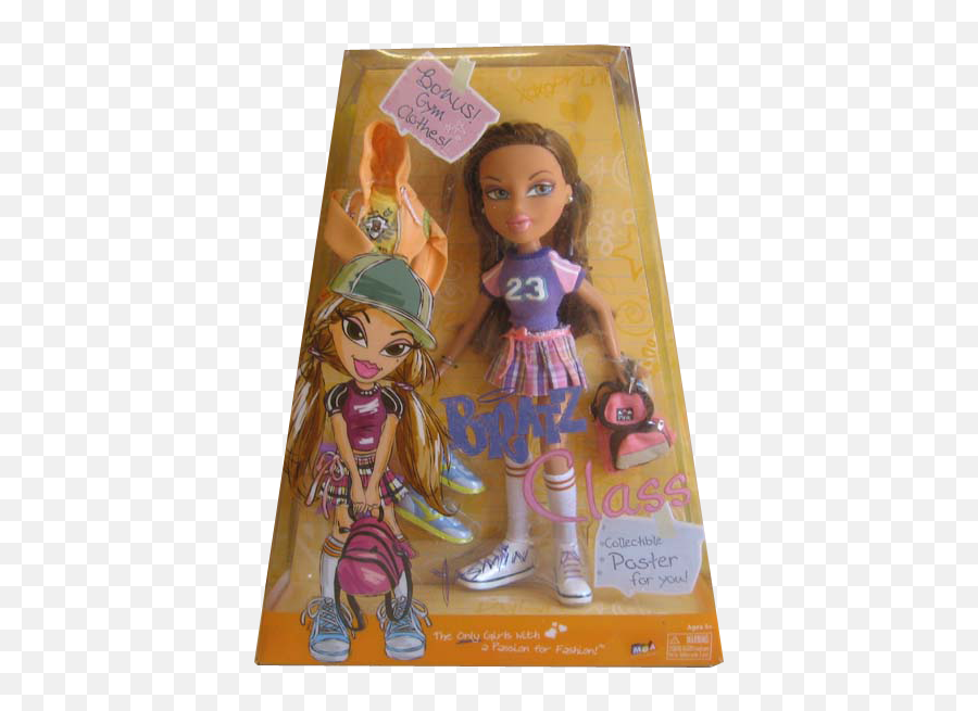 Yasmin Cloe - Bratz Class Yasmin Doll Full Size Png Barbie,Doll Png