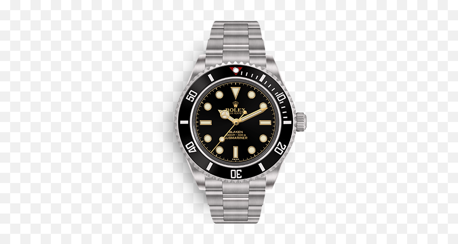 The Vintage Blaken Submariner - Rolex Watches Men Gold Black Png,Icon Retro Daytona