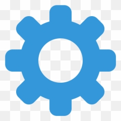 Clipart Of The Blue Contact Icon Free Image Download - Settings Buttons Icons png