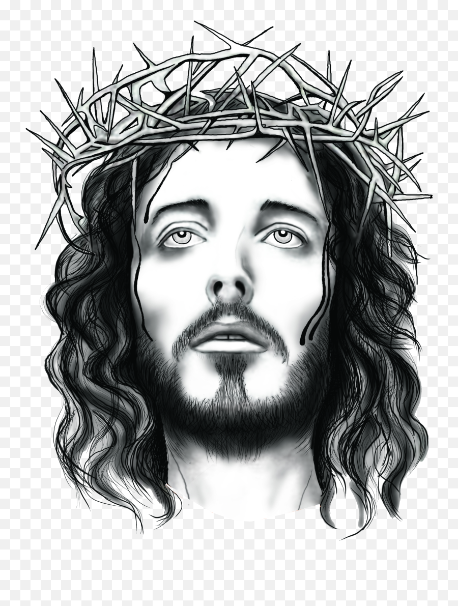 Spreadshirt Christ Holy Of Jesus - Jesus Wearing Crown Of Thorns Png,Thorns Icon