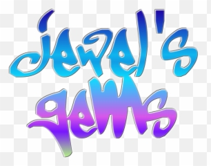 Jewels Gems - Calligraphy png
