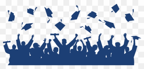 Graduation - Graduates Silhouette Png,Cap And Gown Icon