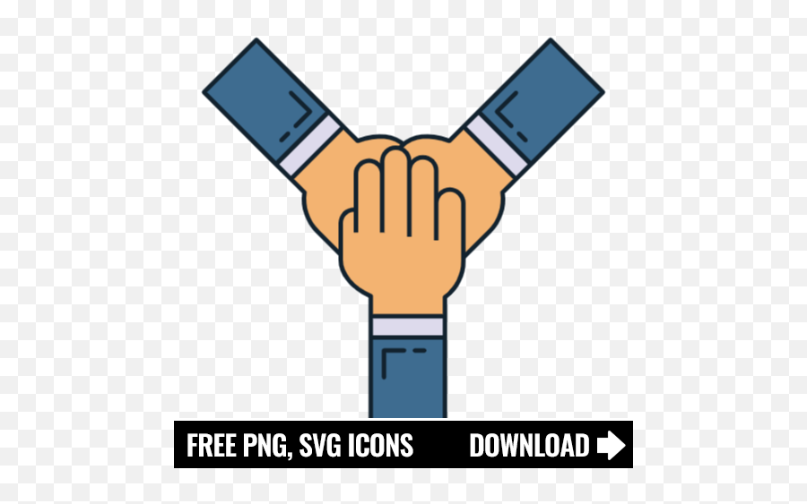 Free Team Hands Icon Symbol Png Svg Download - Diamond Icon Png,Like Hand Icon