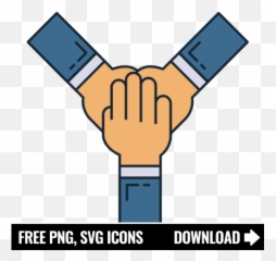 Free Team Hands Icon Symbol Png Svg Download - Diamond Icon Png,Like Hand Icon