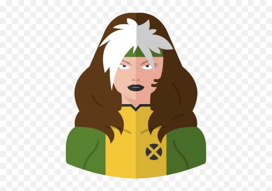 Marvelu0027s Rogue Flat Icon U2022 Synth Full Stack Developer U0026 Ui - Hair Design Png,Full Stack Icon