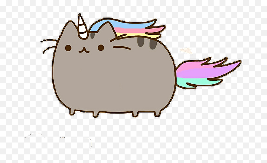 Nyancat Unicorn Png - Sticker By Peça Seu Adesivo Pusheen The Cat Unicorn,Unicorn Png Transparent