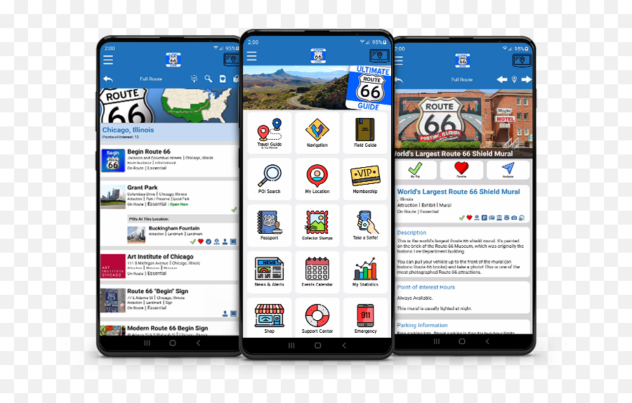 Route 66 Ultimate Guide - Smart Device Png,Route 66 Icon