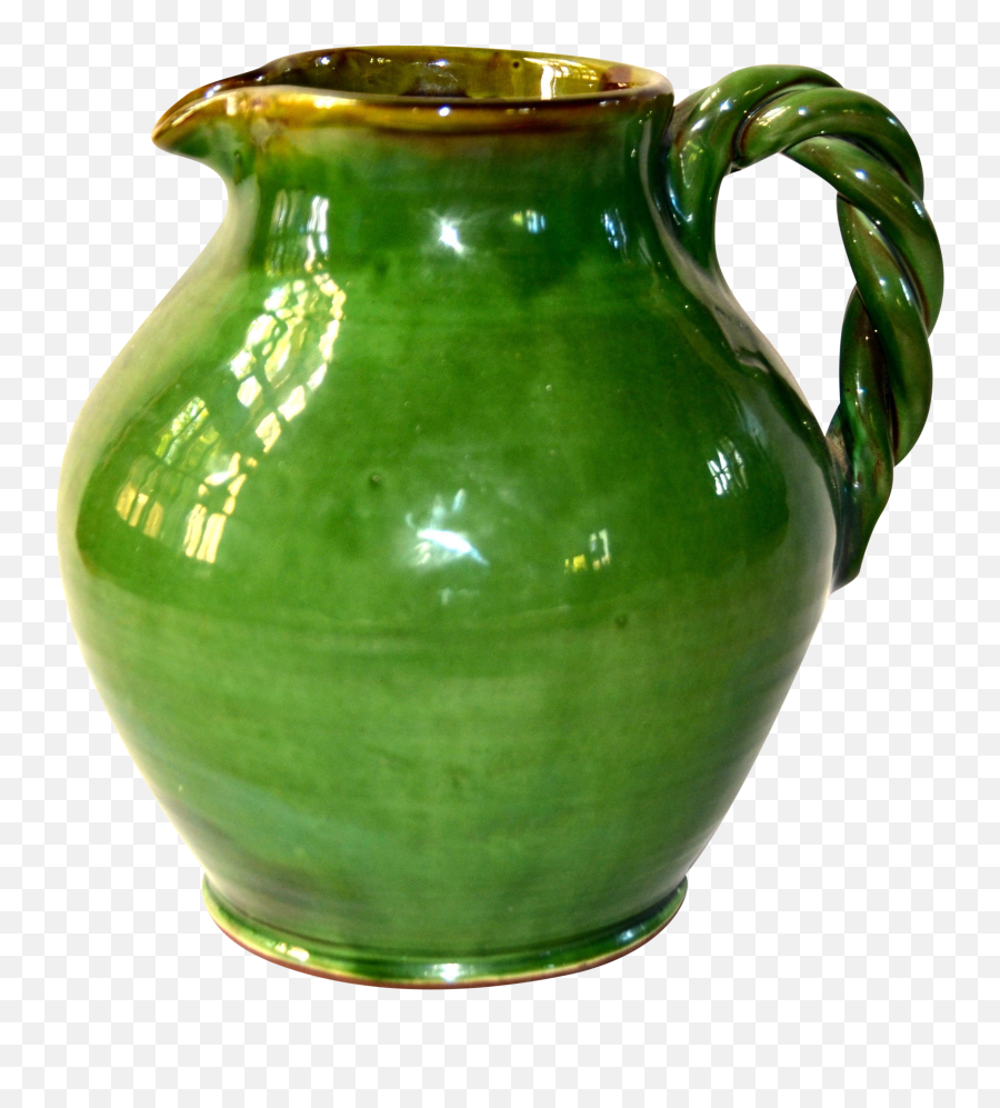 Download Antique Italian Green Water Pitcher - Pitcher Png Jug,Pitcher Png