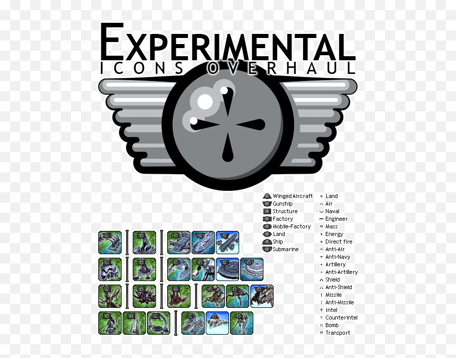 Experimental Icon Overhaul Image - Brewlan Mod For Supreme Dot Png,Artillery Icon