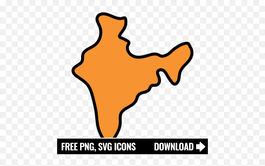 Free India Map Icon Symbol Png Svg Download - Fitness Icon,India Icon