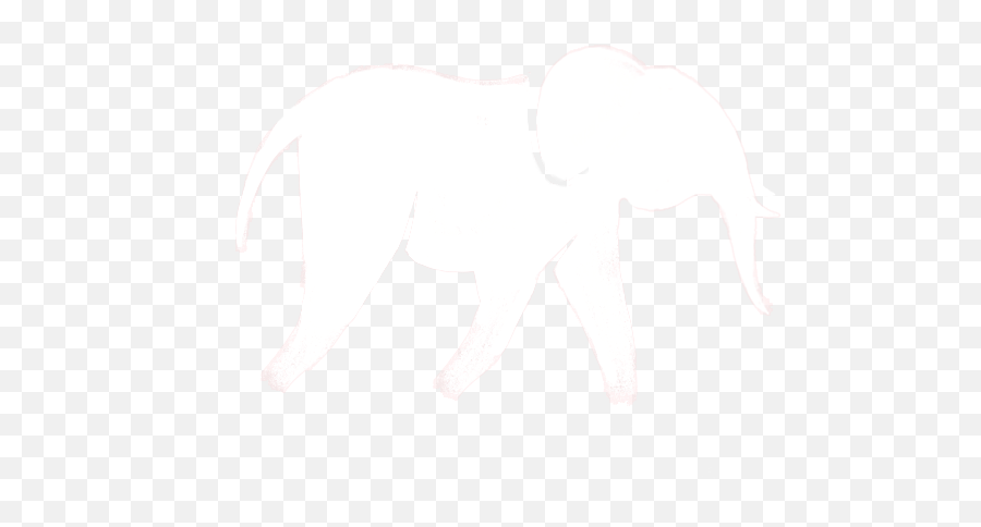 Download Yelephant - Icon White Cow Silhouette Png Png Image Indian Elephant,Elephant Silhouette Png