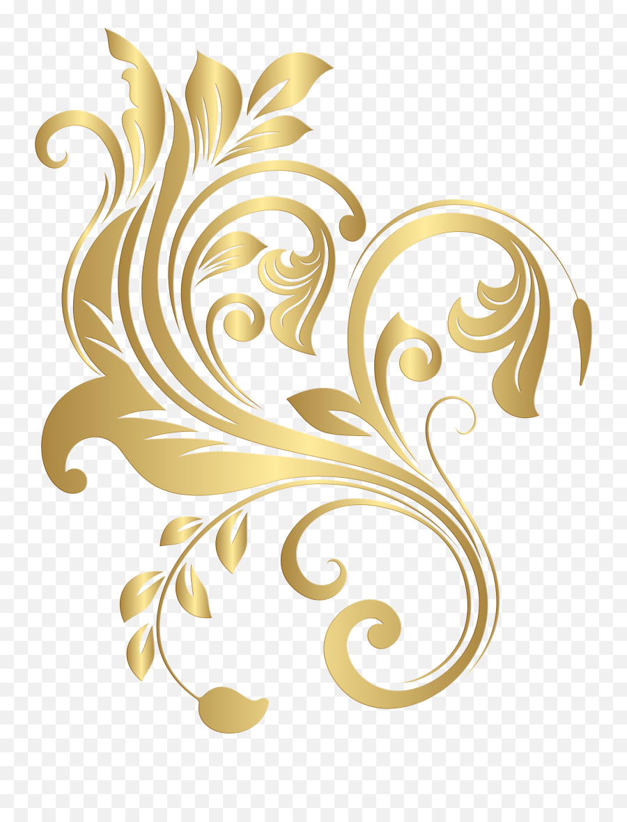 Gold Decorative Element Png Clip Art Ima 1262501 - Png,Transparent Clip Art