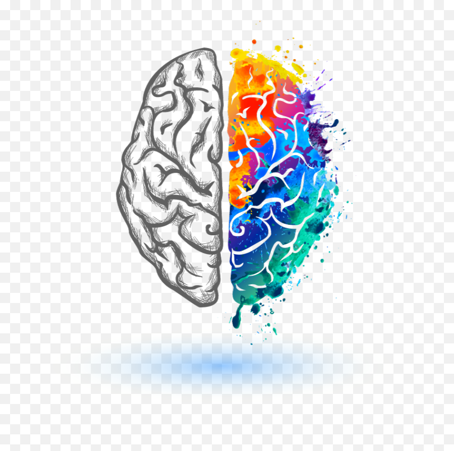 Connect - Left Brain Right Brain Clipart Png,Brain Logo