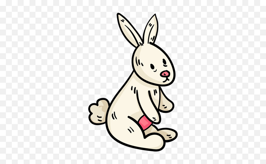 Easter Bunny Cartoon Illustration - Transparent Png U0026 Svg Domestic Rabbit,Bunny Transparent