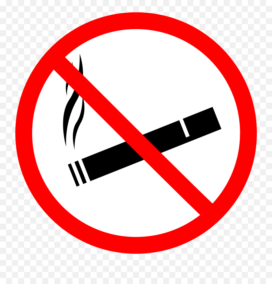 Smoke Warning Sign No - Free Vector Graphic On Pixabay No Blowing Of Horns Sign Png,Rainbow Smoke Png