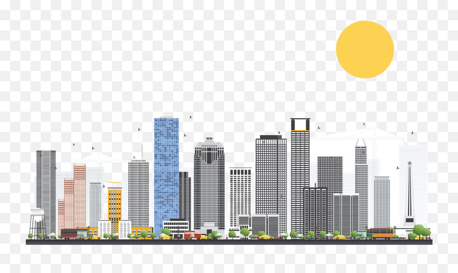 Local Seo And Marketing In Houston - Houston Skyline Cartoon Png,Houston Skyline Png