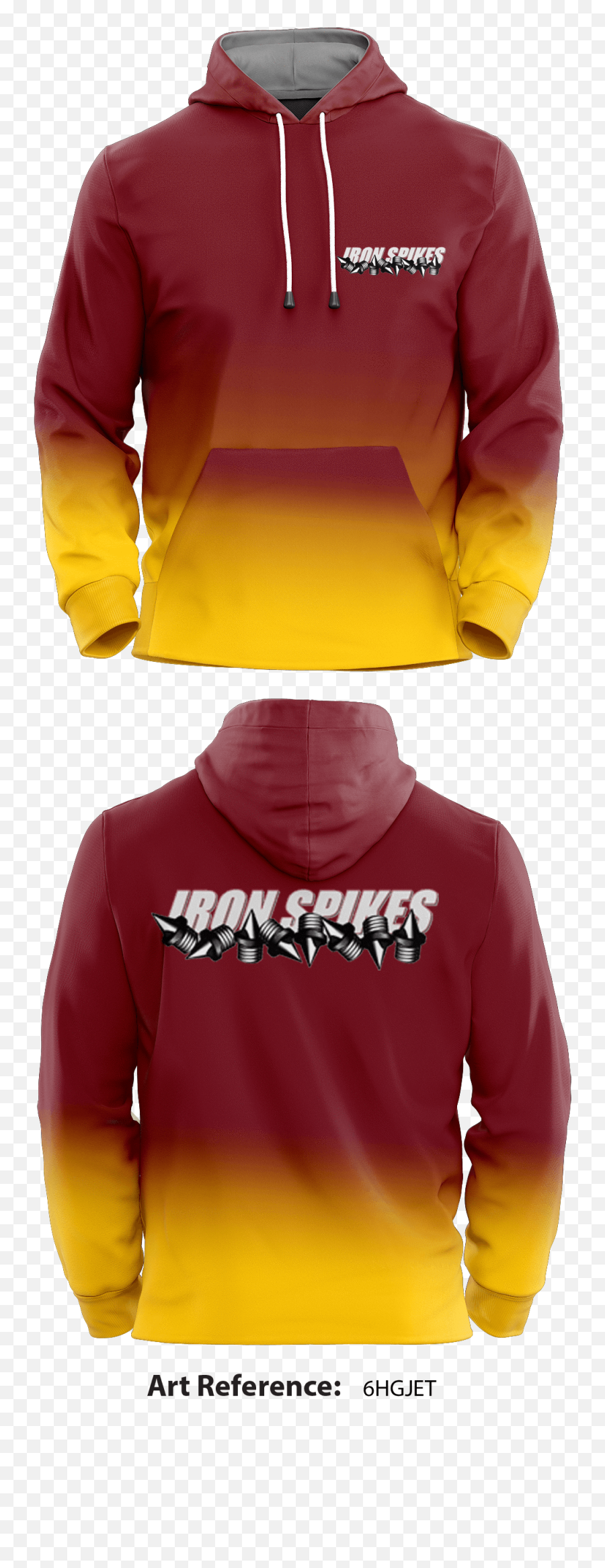 Iron Spikes Track And Field Club Hoodie - 6hgjet Png,Track And Field Png