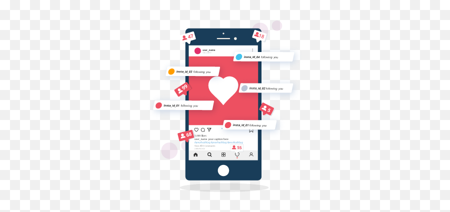 Free Instagram Posting Tool And Scheduler Recurpost - Heart Png,Instagram Heart Transparent