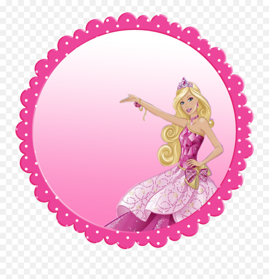 Barbie Party Favor Amazoncom Jewellery Earring - Pink Round Circle Barbie Frame Png,Amazon Smile Png