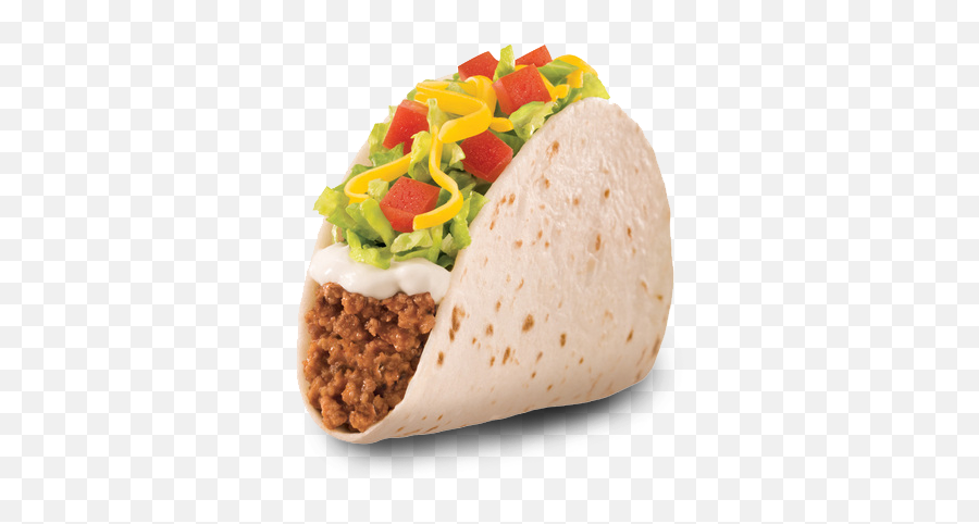 5697273 - Soft Beef Taco Taco Bell Full Size Png Download Taco Bell Soft Tacos,Bell Emoji Png