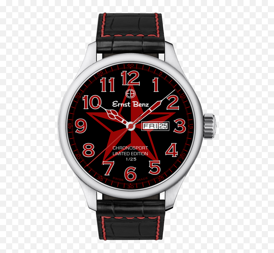Ernst Benz Red Nautical Star Limited Edition 47mm Menu0027s Watch Gc10200ns1 - Ernst Benz Png,Nautical Star Png