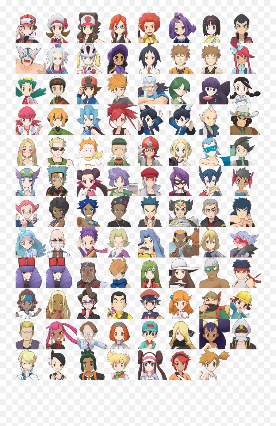 Mobile - Pokémon Masters Trainer Icons Small The Cartoon Png,Pokemon Trainer Png