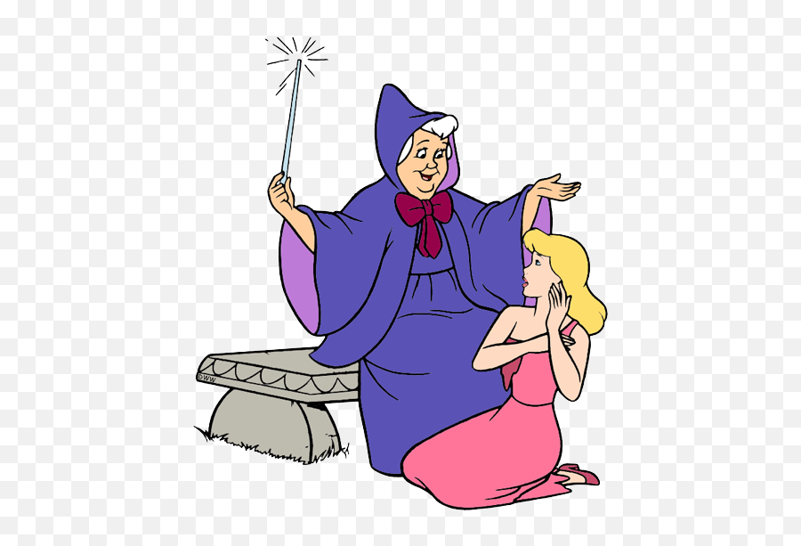 Download Fairy Godmother In The Garden - Cartoon Png,Fairy Godmother Png