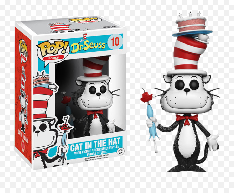 Dr Seuss - Cat In The Hat With Umbrella Us Exclusive Pop Funko Pop Dr Seuss Png,Dr Seuss Png