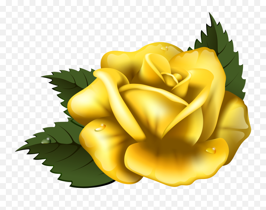 Yellow Flower Clipart Images - Transparent Background Yellow Roses Clipart Png,Yellow Flower Logo