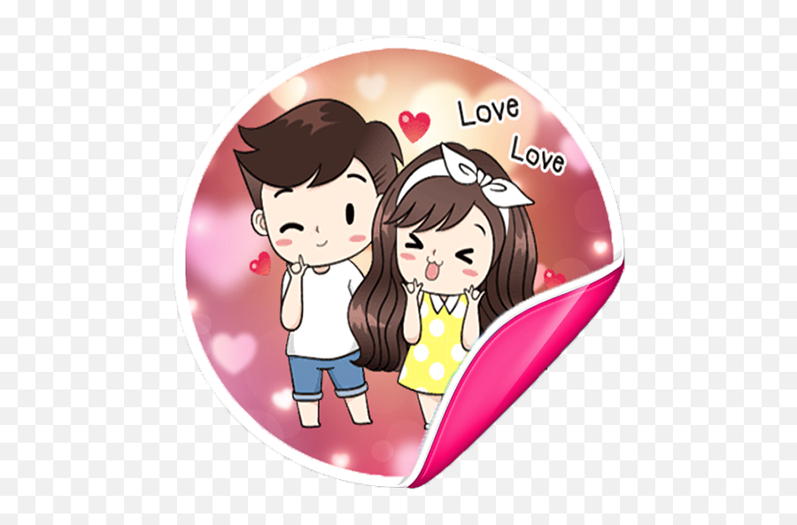 Cute Couple Packs For Whatsapp - Cute Love Couple Whatsapp Dp Png,Anime  Couple Transparent - free transparent png images 