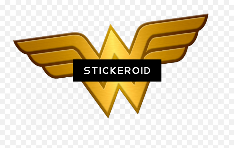 Download Wonder Woman Logo Metallic - Wonder Woman Png,Wonder Woman Logo No Background