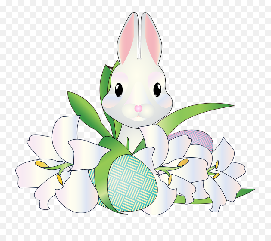 Graphic White Bunny Easter - Cartoon Png,White Bunny Png