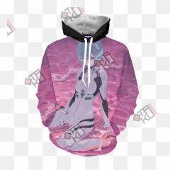 Shin Seiki Evangelion Ayanami Rei 3d Hoodie - Otakuranger Hoodie Png,Rei Ayanami Png