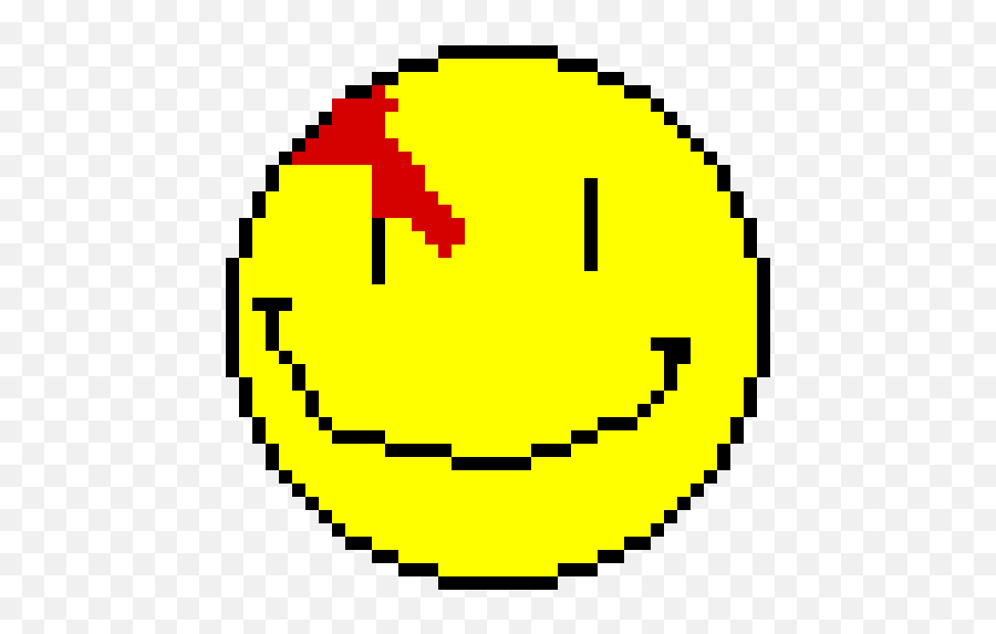 Pixilart - Watchmen Smiley Pin By Anonymous Pin Smiley Png,Watchmen Png