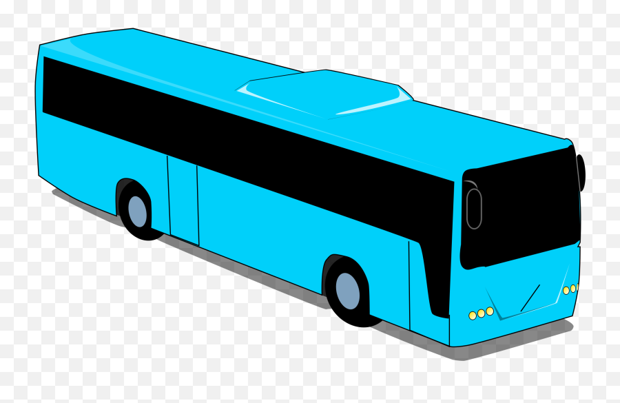 Clipart Bus Long Transparent - Tour Bus Clip Art Png,Bus Clipart Png
