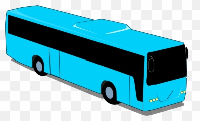 Clipart Bus Long Transparent - Tour Bus Clip Art Png,Bus Clipart Png
