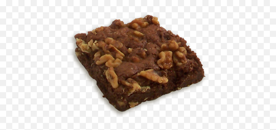Walnut Brownie - Snack Cake Png,Brownie Png